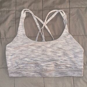 Lululemon Sports Bra Light Grey Size 8